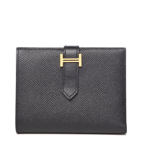 hermes black epsom|hermes epsom bearn gusset wallet.